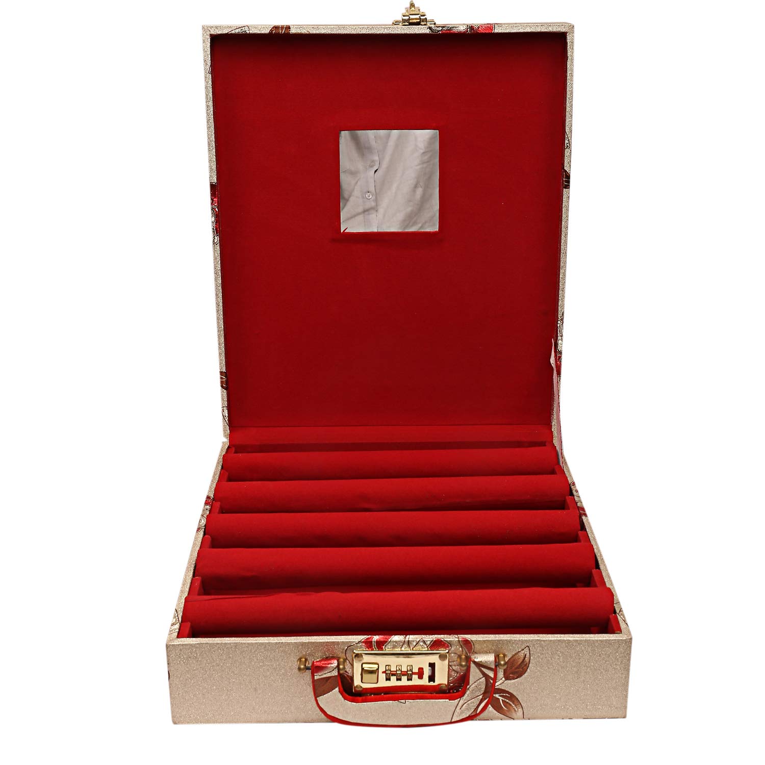 YUKI box♡ Buy Kuber Industries Wooden Five Rod Bangle Storage Box with